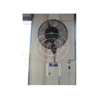 挂壁式喷淋水雾电风扇降温增湿喷雾户外节能设备